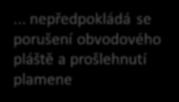 Obvodová stěna vykazuje požadovanou PO odstup běžně určován od dílčích POP (okna, dveře, vrata ) Nevykazuje-li obvodová stěna požadovanou PO (tj.