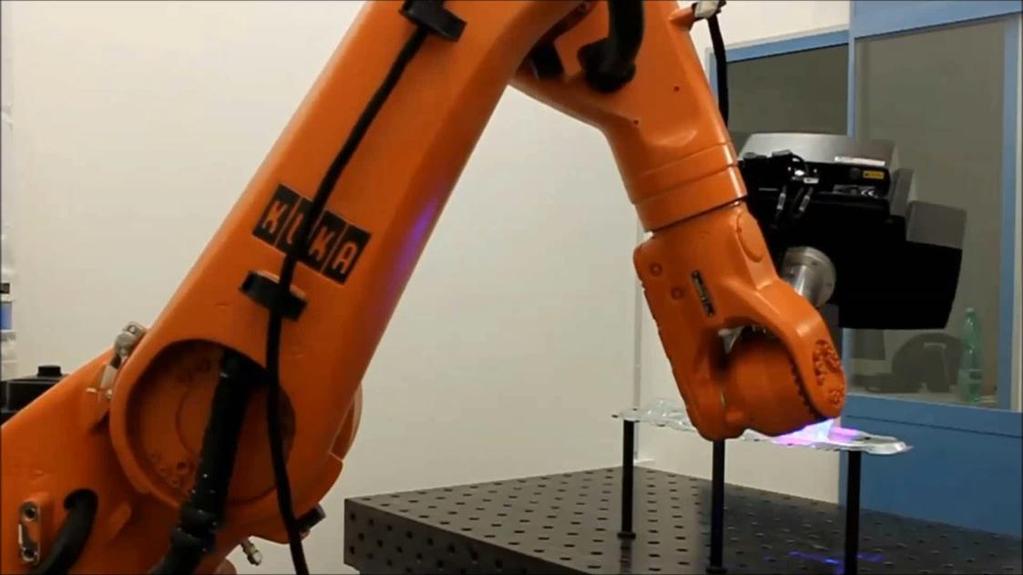 Materiál Testovací měření Provedeno pomocí robota
