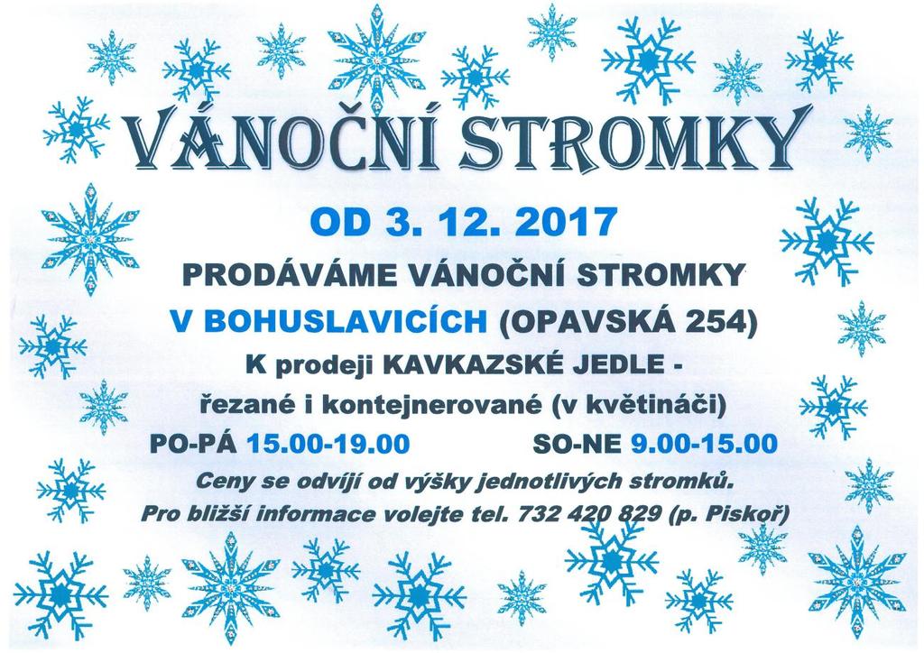 Prosinec 2017 Zpravodaj obce Bohuslavice č.