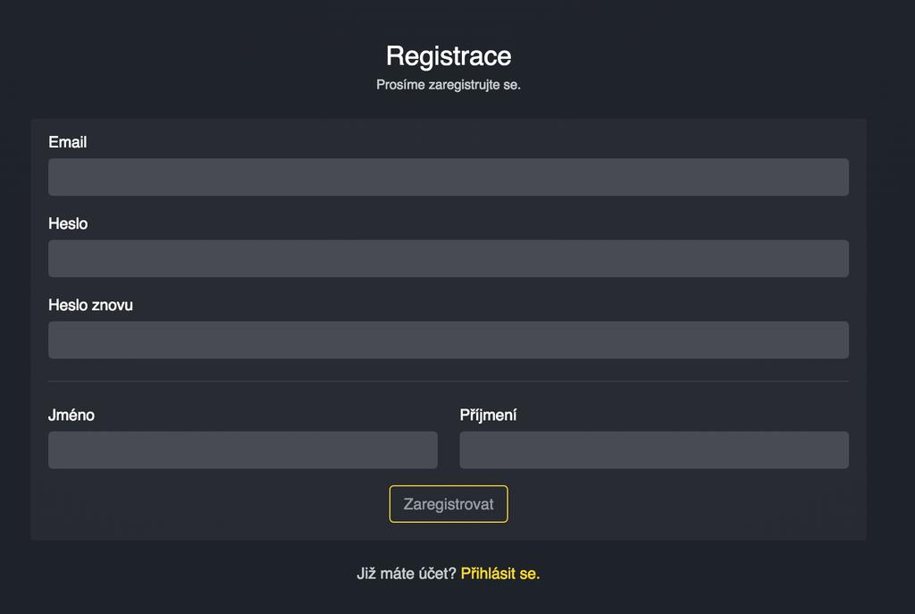 Registrace do systému Pro používání systému je nutné se nejdříve do systému zaregistrovat. Registrace probíhá z adresy https://app.constructo.cc/auth/sign/register.