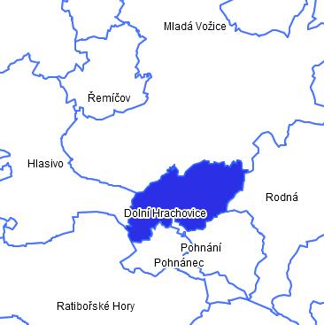 1 CHARAKTERISTIKA ÚZEMÍ Obec Dolní Hrachovice se nachází severně od města Tábor, leží na území Jihočeského kraje a je součástí NUTS 2 Jihozápad.