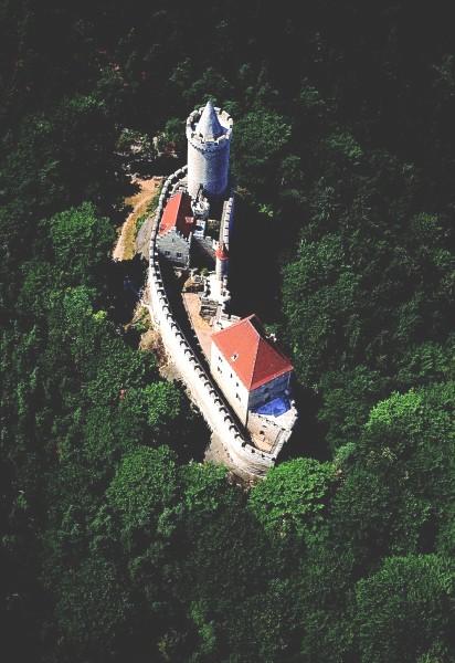jihu.  21 Pohled z hlavní věže