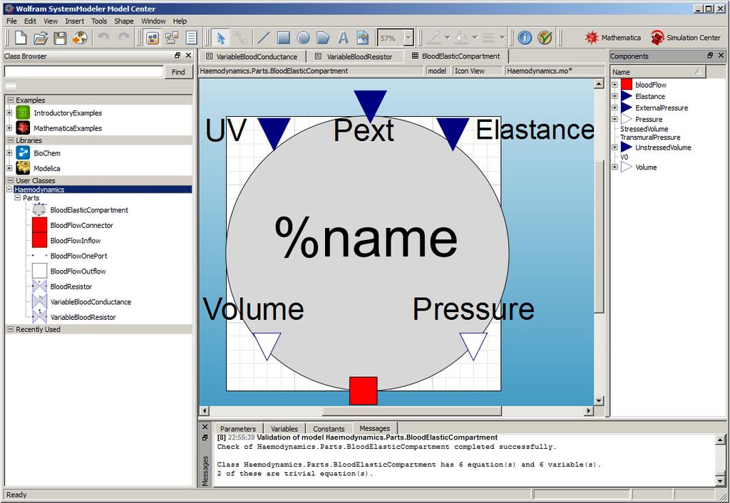 Jiří Kofránek equation PressureDrop=BloodFlow*BloodResistance; end VariableBloodResistor; Když bychom např.