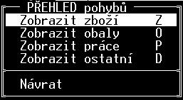 vytvoření záznamů o tržbách za určité období. Její popis je uveden v samostatné kapitole. U síťové verze programu se jmenuje POKLADNÍ DENÍKY.