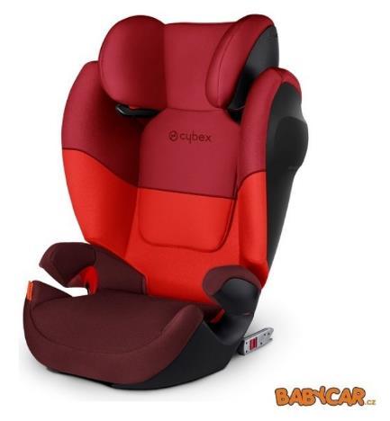 Cybex Solution M-fix SL 2018 Rumba Red Hodnocení: 97 % jednoduchá montáž, bytelná, snímatelný potah, lehká neshledali jsme Autosedačka skupiny II/III (15 36 kg) pro děti cca ve věku od 3 až do 12 let