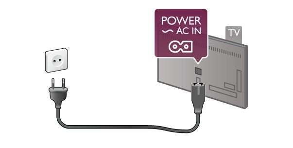 2 Instalace 2.1 Tipy pro umíst!ní 2.2 Napájecí kabel Zastr!te napájecí kabel do napájecí zásuvky POWER v televizoru. Zkontrolujte, zda je napájecí kabel pevn" zasunut# do televizoru.