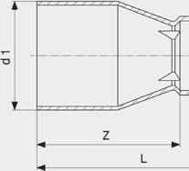 Prestabo s SC-Contur F1 F1 REDUKCE Prestabo- redukční kus model 1115.