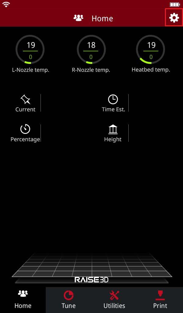 ideamaker - Tiskneme! Varianta 2: Upload tiskového souboru přes WLAN. 1. Nejprve je zapotřebí se ujistit, že je tiskárna a počítač připojen ve stejné síti.