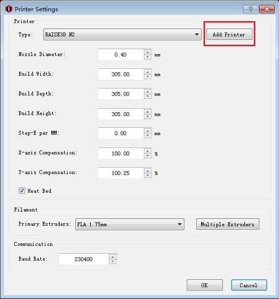 93: Zvolte menu "Printer" -> "Printer Settings". Obrázek 4.