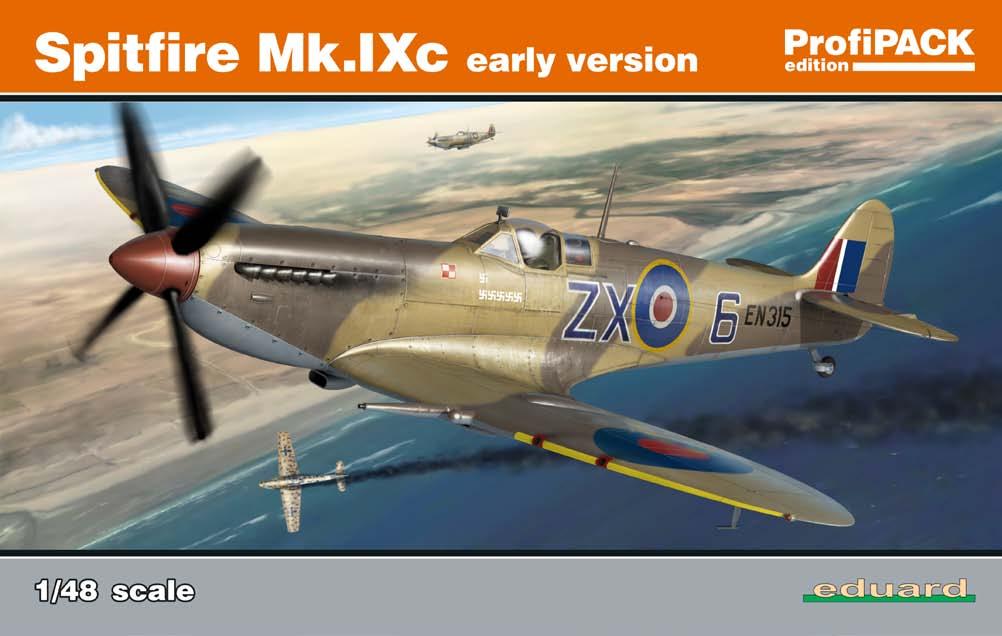 Spitfire Mk.IXc early version druhé ProfiPACKové vydání star Eduardu pro rok 2013, Spitfire Mk.