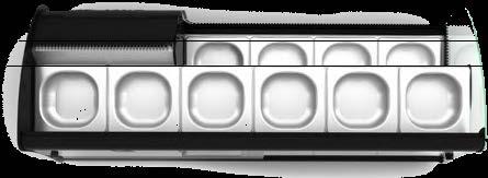 OVOCE +2ºC /+6ºC 68 GN GN LED DIODAMI ZÓNA PRO