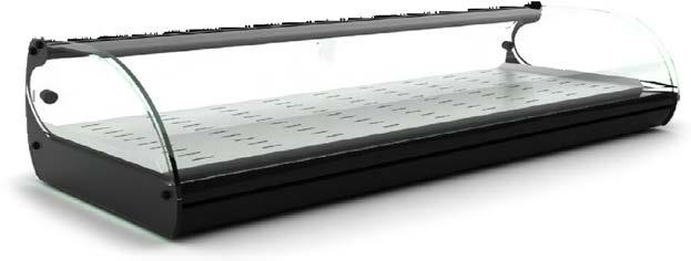 (MAX) ODNÍMATELNÉ SKLO PRO SNADNĚJŠÍ ČIŠTĚNÍ C4 840x395x245 VODNÍ LÁZEŇ 4 GN 1/3x40 800W