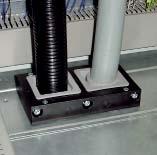 Průchodkový systém KEL-JUMBO umožňuje zavádění kabelů a hadic až do průměru 65 mm. Popis Typ Obj.č.