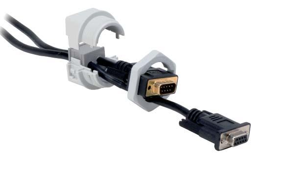 UL TYPE KVT Dělené kabelové průchodky 1.12 Dělené kabelové průchodky KVT umožňují zavedení konfekcionovaných kabelů nebo hotových svazků. Popis Typ Obj.č.