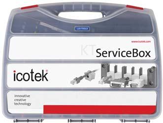 KT ServiceBox Servisní kufřík pro průchodkové vložky 1.1 Praktický - Vše po ruce! Servisní kufřík vhodný pro montáž, servisní zásahy i vývoj prototypů.