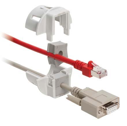 1.22 Dělené kabelové průchodky pro průchodkové vložky QT +0 C -30 C 1 15 mm Dělené kabelové průchodky QVT umožňují snadno zavádět kabely či celé kabelové svazky do elektrických zařízení.