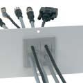 Dělené vložky QT se používají pro zavádění konfekcionovaných kabelů,