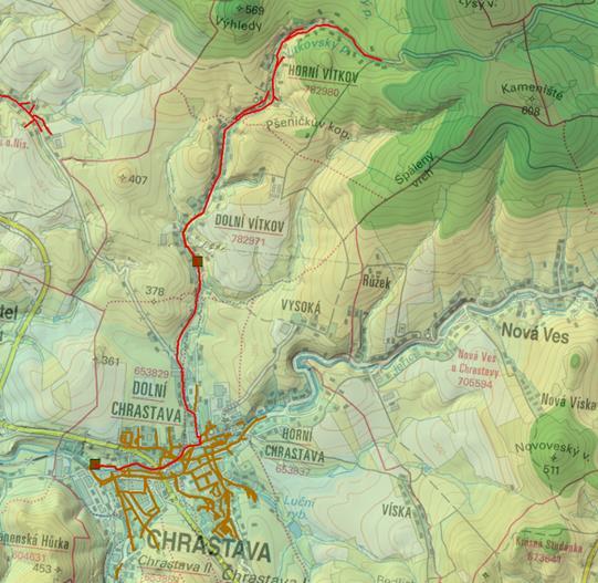Horní Vítkov o gravitační kanalizace Horní Vítkov, DN300, dl. 8 600 m, o zkapacitnění ČOV Chrastava o cca 350 připojených obyvatel.