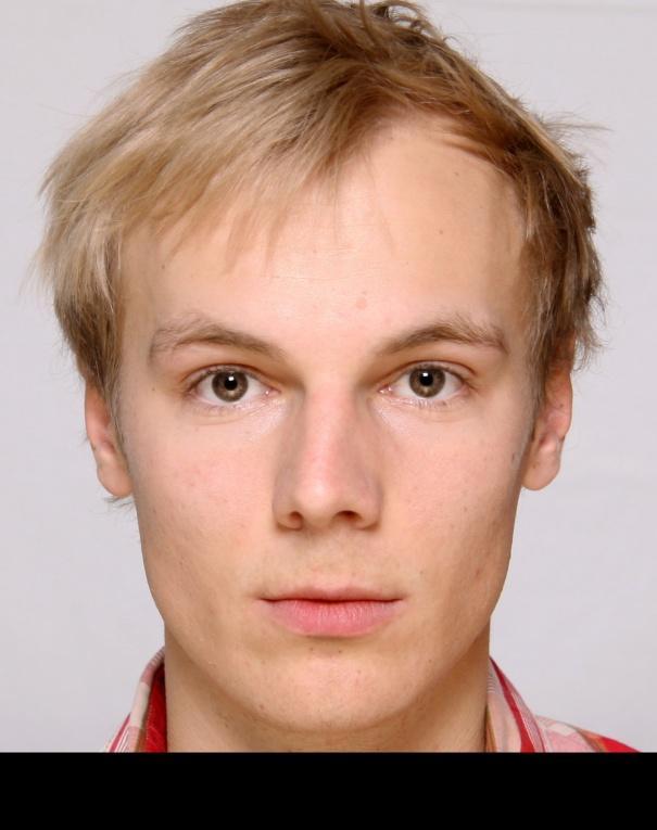 Pro druhou část experimentu jsme dále upravovali fotografie muţů v programu Adobe Photoshop 7.0.