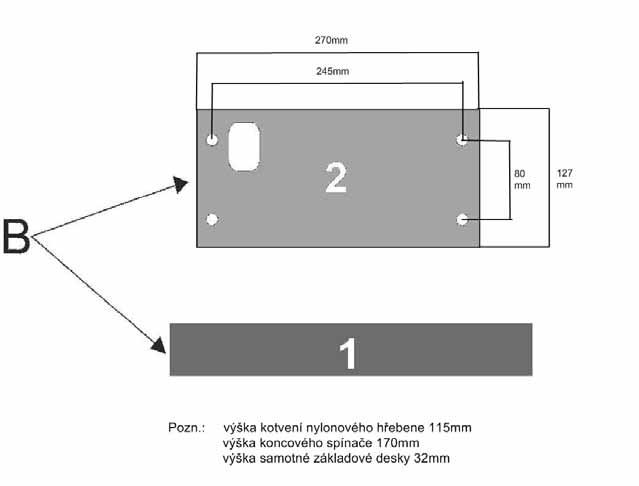 Před začátkem instalace se přesvědčte, že k bezpečnému provozu a instalaci není třeba použít dalších prvků, které jsou nutné pro danou aplikaci.