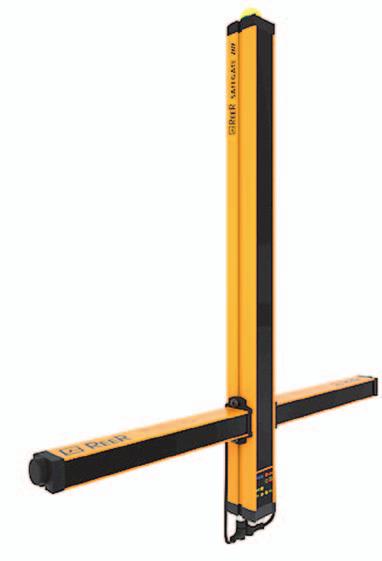 ochranné pole 310-2260 mm integrovaná světelná signalizace pro Muting EDM vstup pro monitorování zpětné vazby z bezpečnostních relé funkce Override automatický nebo manuální start / restart L