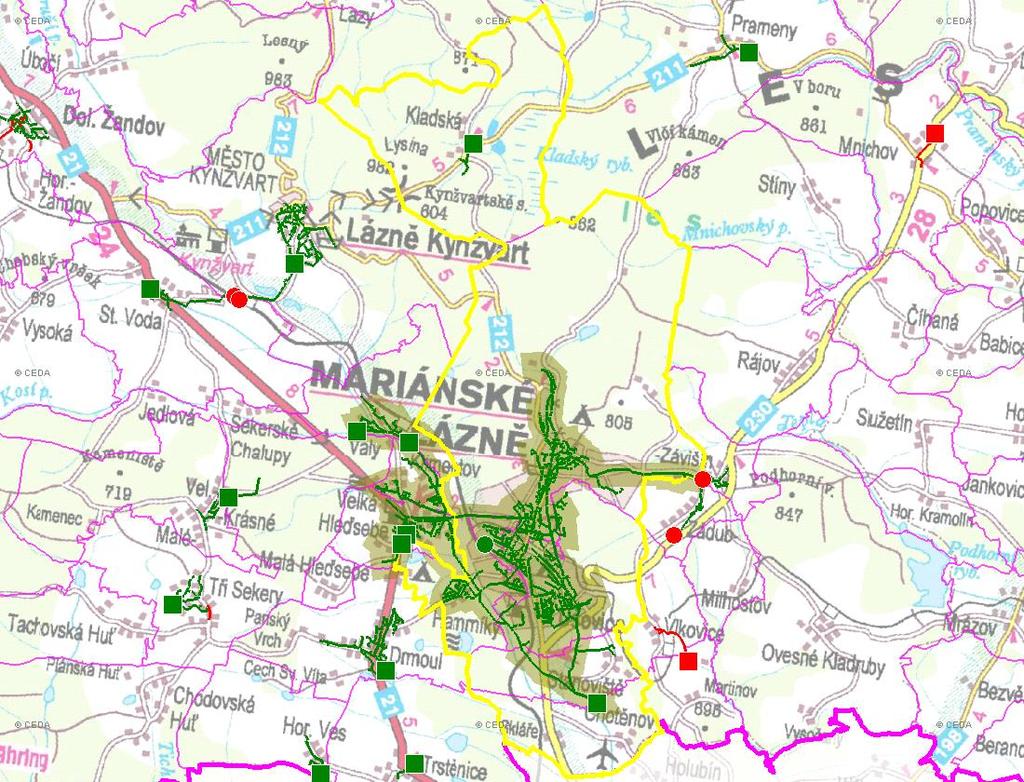 (karta obce: CZ41_77_3) E. KANALIZACE A ČOV E.1 ZÁKLADNÍ ÚDAJE Rok: Základní parametry: Ozn.: Jednotky: 22 25 21 215 Počet všech obyv. napoj. na kanal. Nk obyvatel Počet obyv.