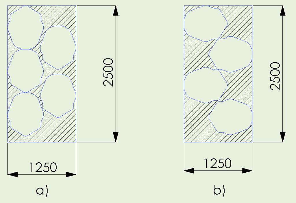 2. Formát plechu 2500x1250 mm Tab. 3.4 Údaje o variantě 2.