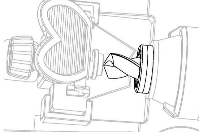 Fig. D drill tip pressed Terminal switch (2) Slowly release lightly turning the drill end and thereby pinch clamp springs in