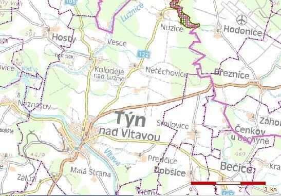 Mapa maloplošných chráněných území C.II.7.3. Ochranná pásma Ochranná pásma zvláště chráněných území přírody ( 37 odst. 1 zák. č. 114/1992 Sb.