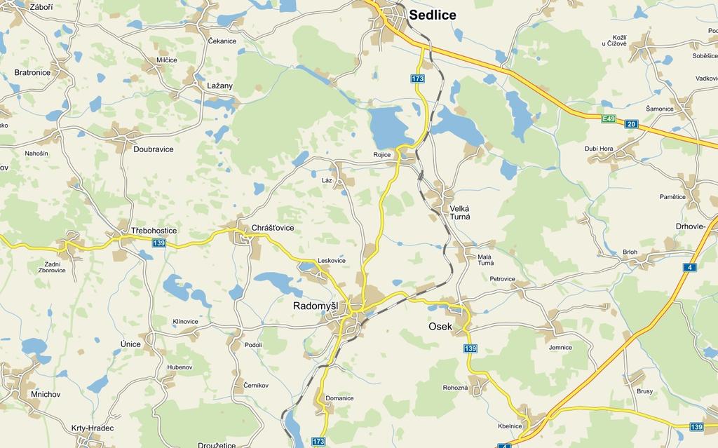 Mapa širších