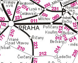 .. dopravní charakteristiku území pomocí izolinií.