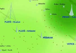 ekonomicko-geografických. Proto jim také dále v této práci nebude věnována pozornost. Příkladem mapy spojů může být Mapa televizních vysílačů (obr. 7). Obr.