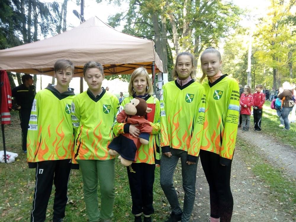 Družstvo A ve složení Fikar Pavel, Siberová Karolína, Klementová Lucie,