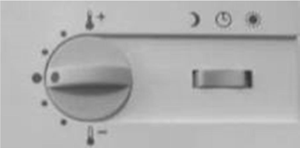 7.5 Analogová pokojová jednotka BS-01 Umístění Pokojovou jednotku umístit na vnitřní stěnu ve výšce 1m - 1,5m. Nejúčelnější místo je tam, kde se obyvatelé zdržují nejčastěji.
