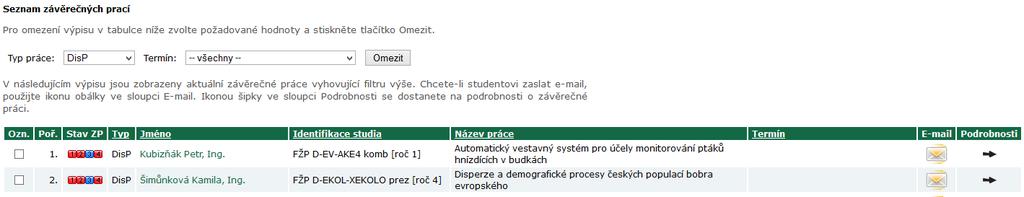 Pokud nenajdete vhodnou publikaci, můžete ji vložit pomocí textového řetězce do formulářového okna Literatura a vložit do zadání kliknutím na tlačítko Přidat Publikaci.