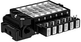 4 Ventilové systémy Ventilové systémy Systém ventilů, Série TC08 Qn Max. = 800 l/min Jednoduché nástrčné zapojení vodičů Elektr. přípoj: Zástrčka M8 / Zástrčka tvar C Elektr.