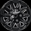 KOLA KOLA Z LEHKÉ SLITINY Kola z lehké slitiny 17" Provedení s 10 paprsky, Panther Black 7 x 17", zális 55, pro pneumatiky 215/60 R17 a 235/55 R17.