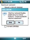 Klepnutím na tlačítko Opravit opravíte a obnovíte databázi. Klepnutím na tlačítko Resetovat vše.