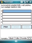 3. Zadejte číslo, na které chcete odeslat zprávu