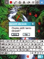 POZNÁMKA: Funkci editoru obrázků lze použít pouze u obrázků nebo fotografií s rozlišením 320 x 240.