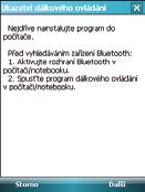 Remote Presenter Nástroj Remote Presenter umožňuje ze zařízení P750 vzdáleně ovládat prezentace PowerPoint spuštěné ve stolním počítači nebo v notebooku.