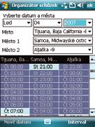 Organizátor schůzek Organizátor schůzek umožňuje najít vhodný čas pro videokonferenci, telefonickou nebo síťovou schůzku s účastníky v různých časových pásmech.