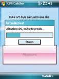 Aktualizování dat GPS Pokyny pro aktualizování dat GPS: 1. Klepněte na tlačítko Start > Programy > GPS Catcher. 2.