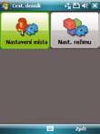 Nastavení exportování Nastavení Nastavení exportování obsahuje položky Nastavení místa a Nastavení režimu.
