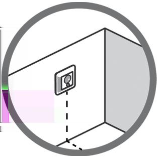 otevřených dveří. Mezi dvěma topnými kabely musí být umístěno stejně daleko ve vzdálenosti >2 cm.