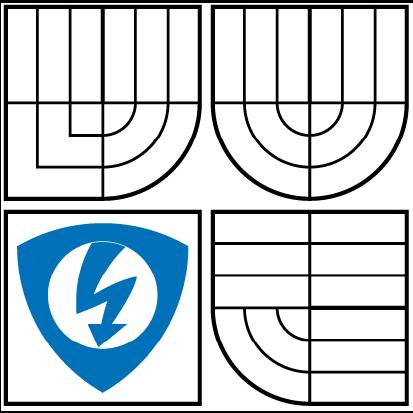 VYSOKÉ UČENÍ TECHNICKÉ V BRNĚ Fakulta elektrotechniky a komunikačních technologií Ústav telekomunikací Bakalářská práce bakalářský studijní obor Teleinformatika Student: Michal Obr ID: 101950 Ročník: