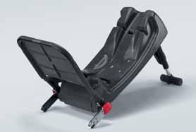 Bobsy G0 plus ISOFIX Zatímco normované držáky ISOFIX byly doposud v nabídce jen pro dětskou autosedačku od 9 do 18 kg, je tento systém k dispozici také pro dětskou autosedačku G0 plus, tedy pro děti