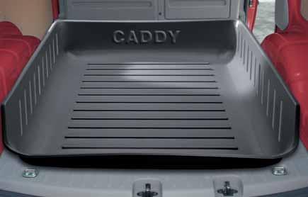 č. 2K0 061 172 Pro Caddy Kombi Pro Caddy Kastenwagen Pěnová vana na dno zavazadlového prostoru Lehká a pružná. Její asi 5 cm vysoký okraj poskytuje dostatečnou ochranu proti mokru a špíně.