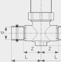 podomítkový přímý ventil model 2278.