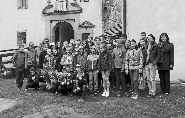 V učebně byl mezitím pro čekající žáky připraven zábavný AZ kvíz na téma Česko slovenská slovíčka.